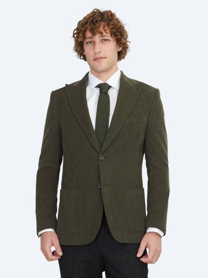Haki Fitilli Modern Fit %100 Baumwolle Jacke