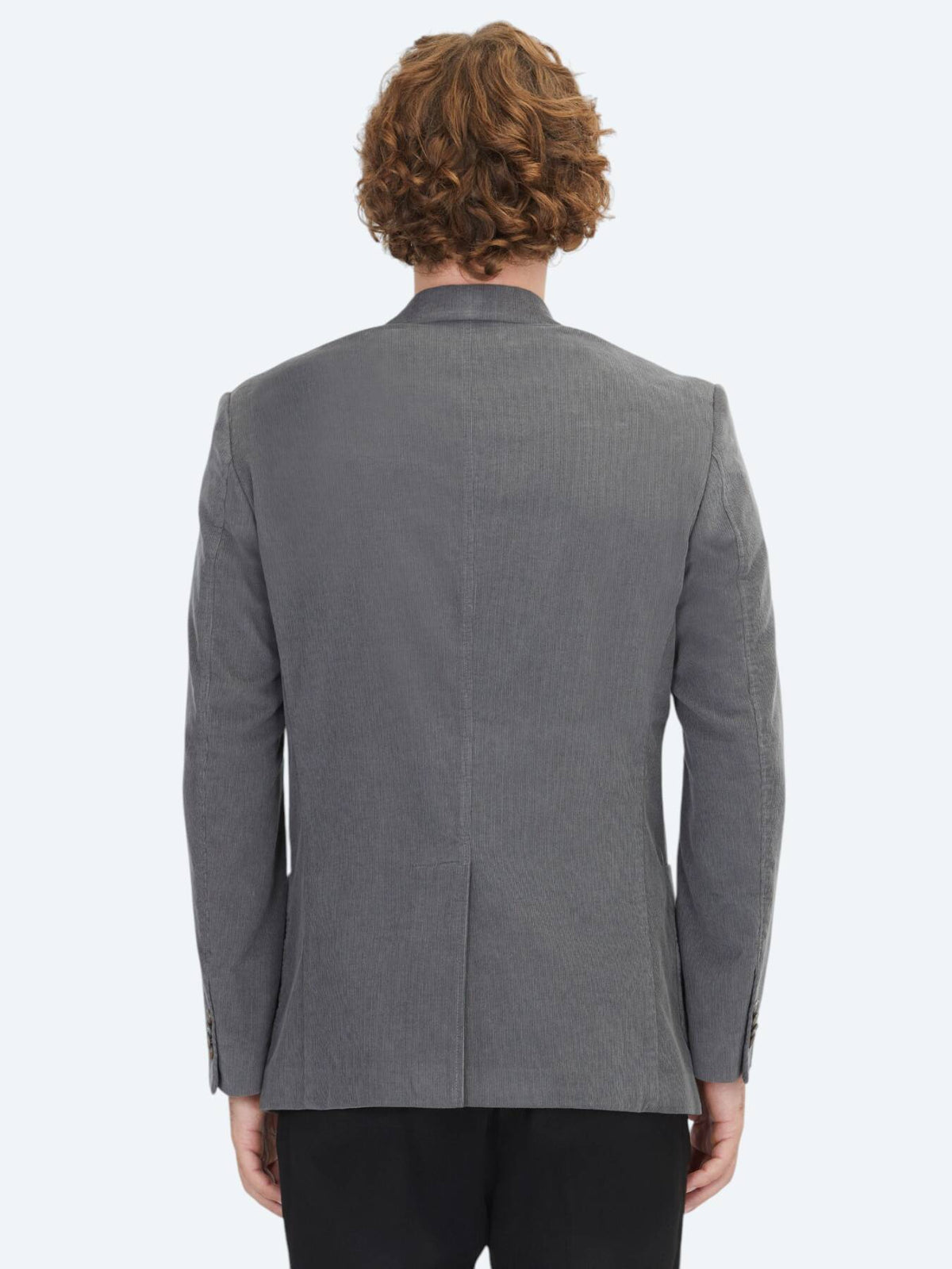 Gri Fitilli Modern Fit %100 Baumwolle Jacke