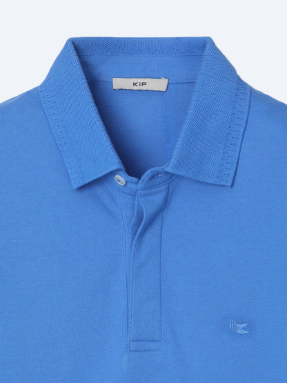 Einfaches Baumwoll-Polo mit Rollkragen