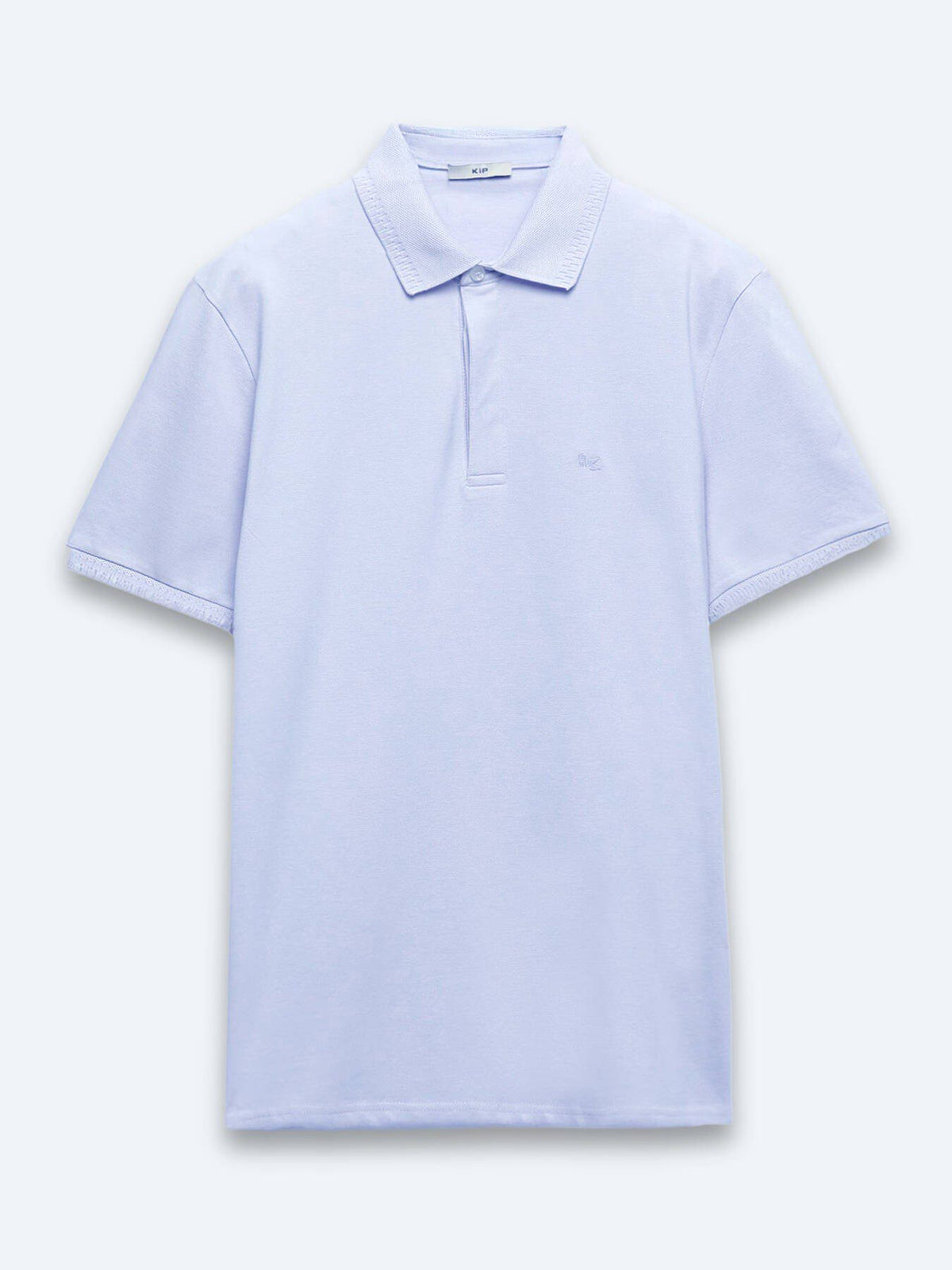 Einfaches Baumwoll-Polo mit Rollkragen
