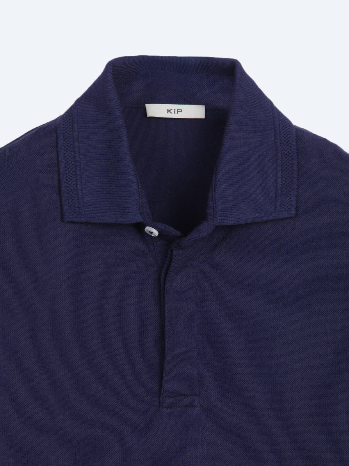 Einfaches Baumwoll-Polo mit Rollkragen