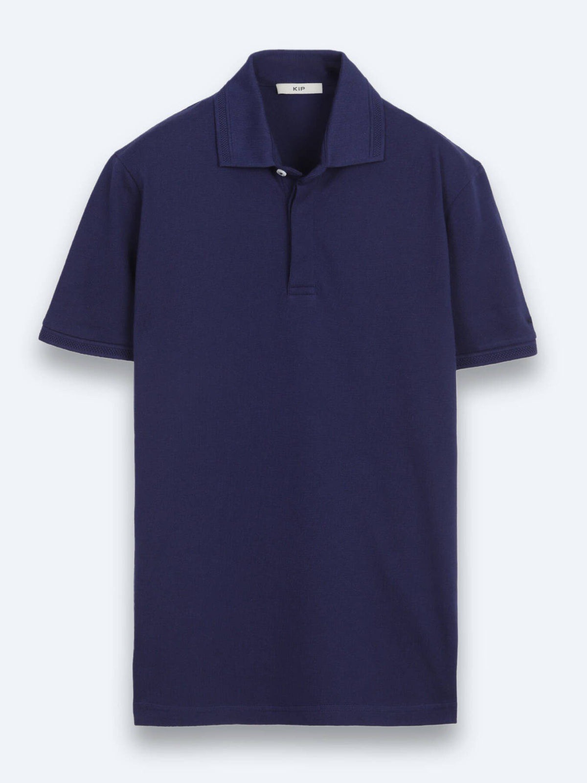 Einfaches Baumwoll-Polo mit Rollkragen