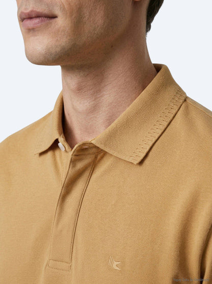 Einfaches Baumwoll-Polo mit Rollkragen