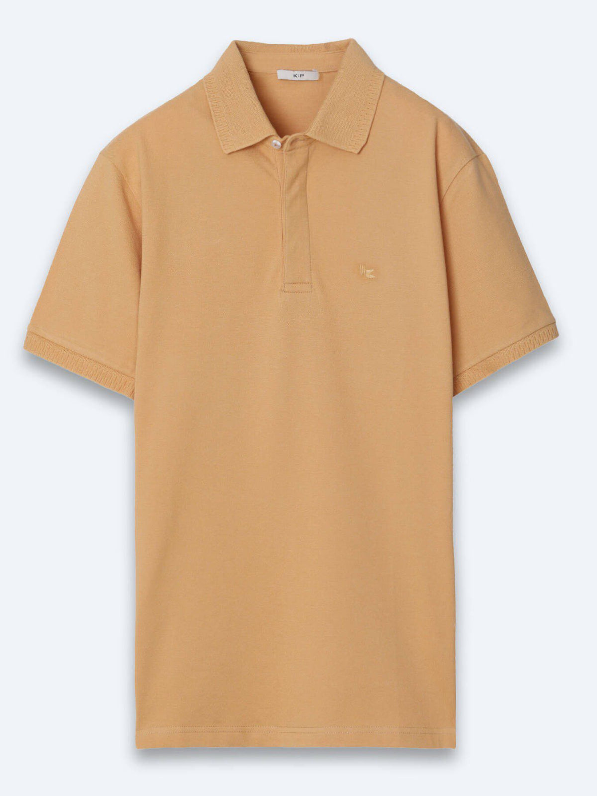 Einfaches Baumwoll-Polo mit Rollkragen