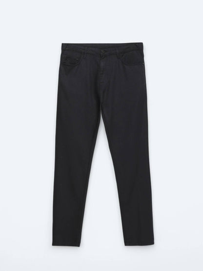 Leinenmischgewebe Regular Fit Baumwollmischung Freizeithose