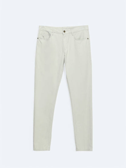 Leinenmischgewebe Regular Fit Baumwollmischung Freizeithose