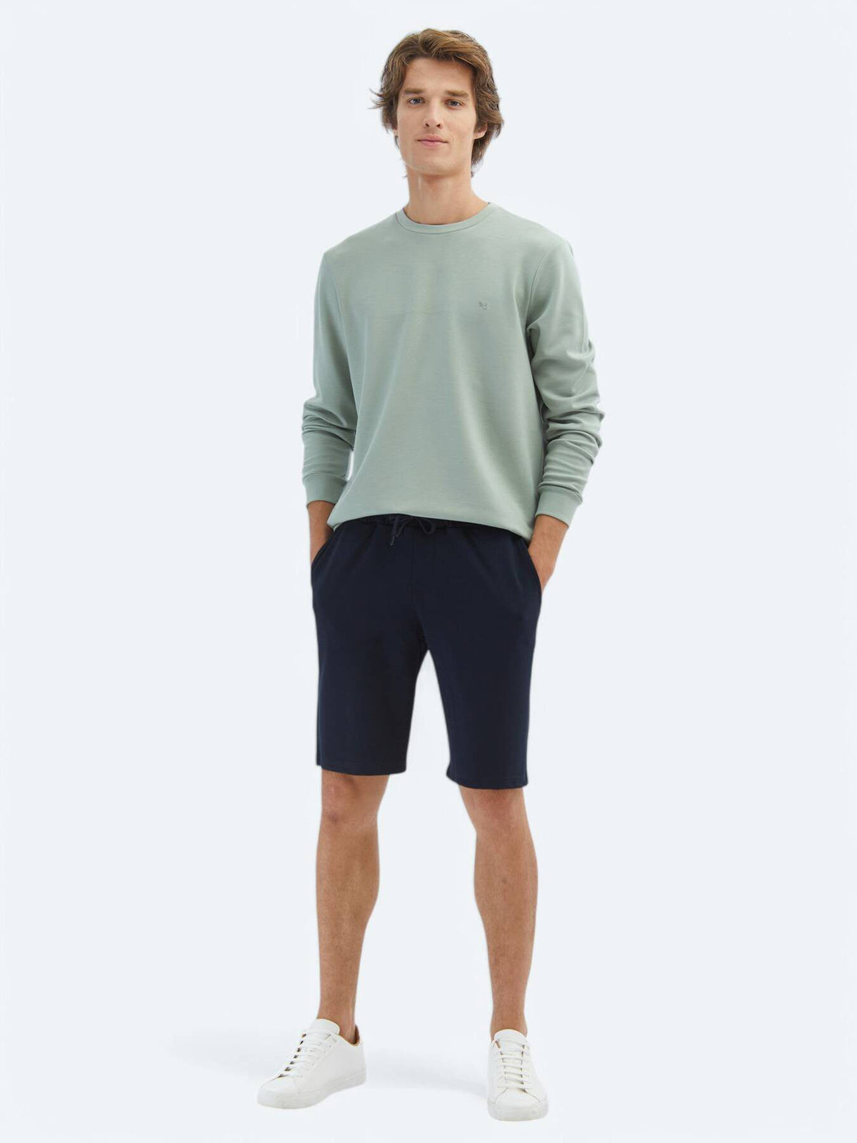 Fahrrad Hals Sweatshirt