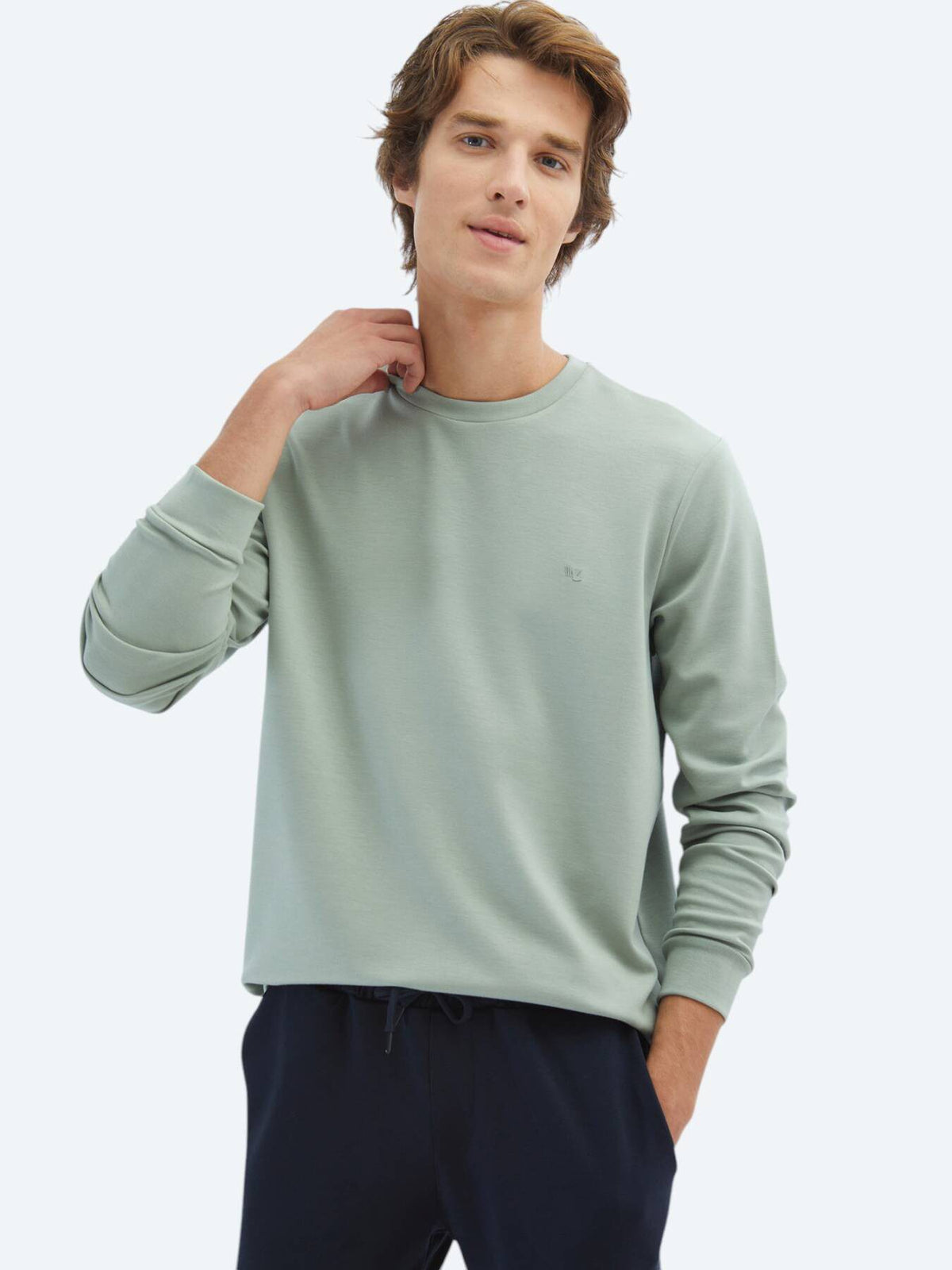 Fahrrad Hals Sweatshirt