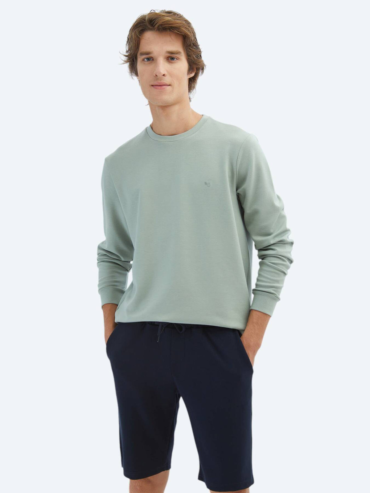 Fahrrad Hals Sweatshirt
