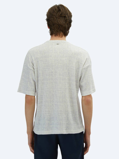 Gedrucktes Fahrrad Kragen Baumwollmischung T-Shirt