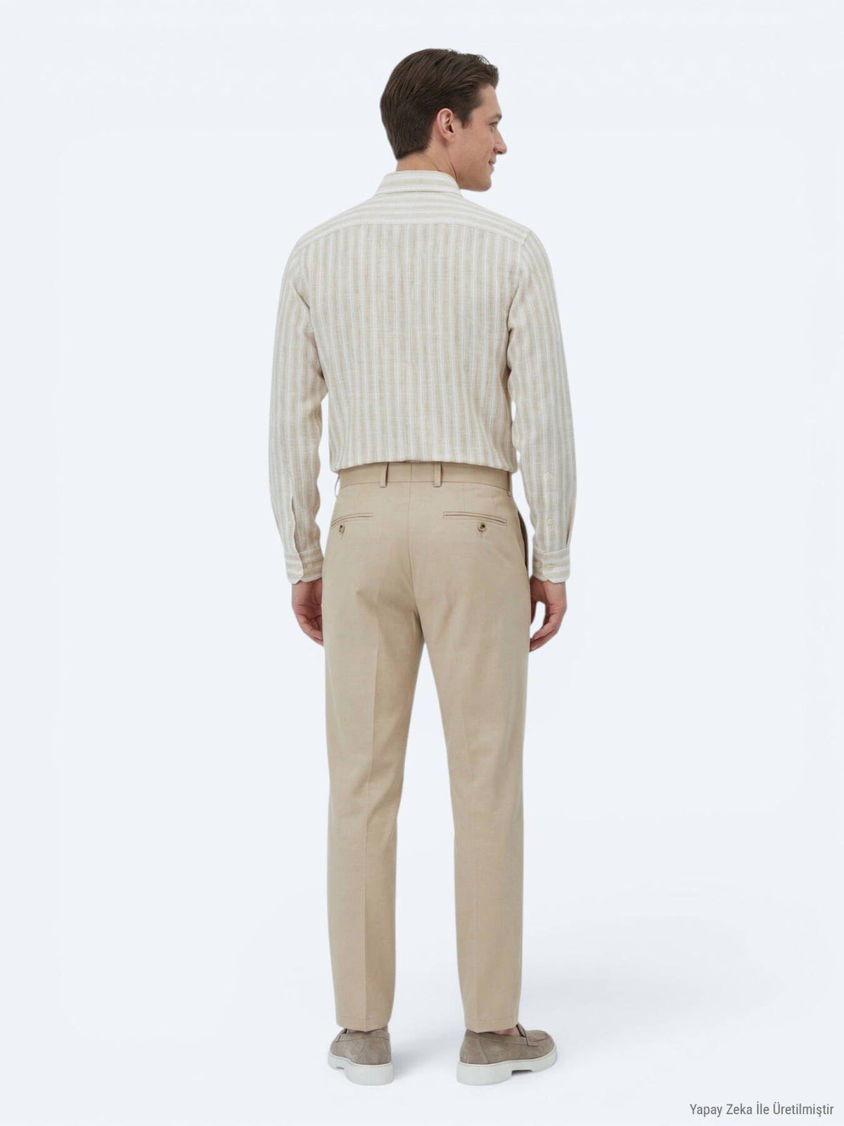Strukturierte Relax-Fit Hose