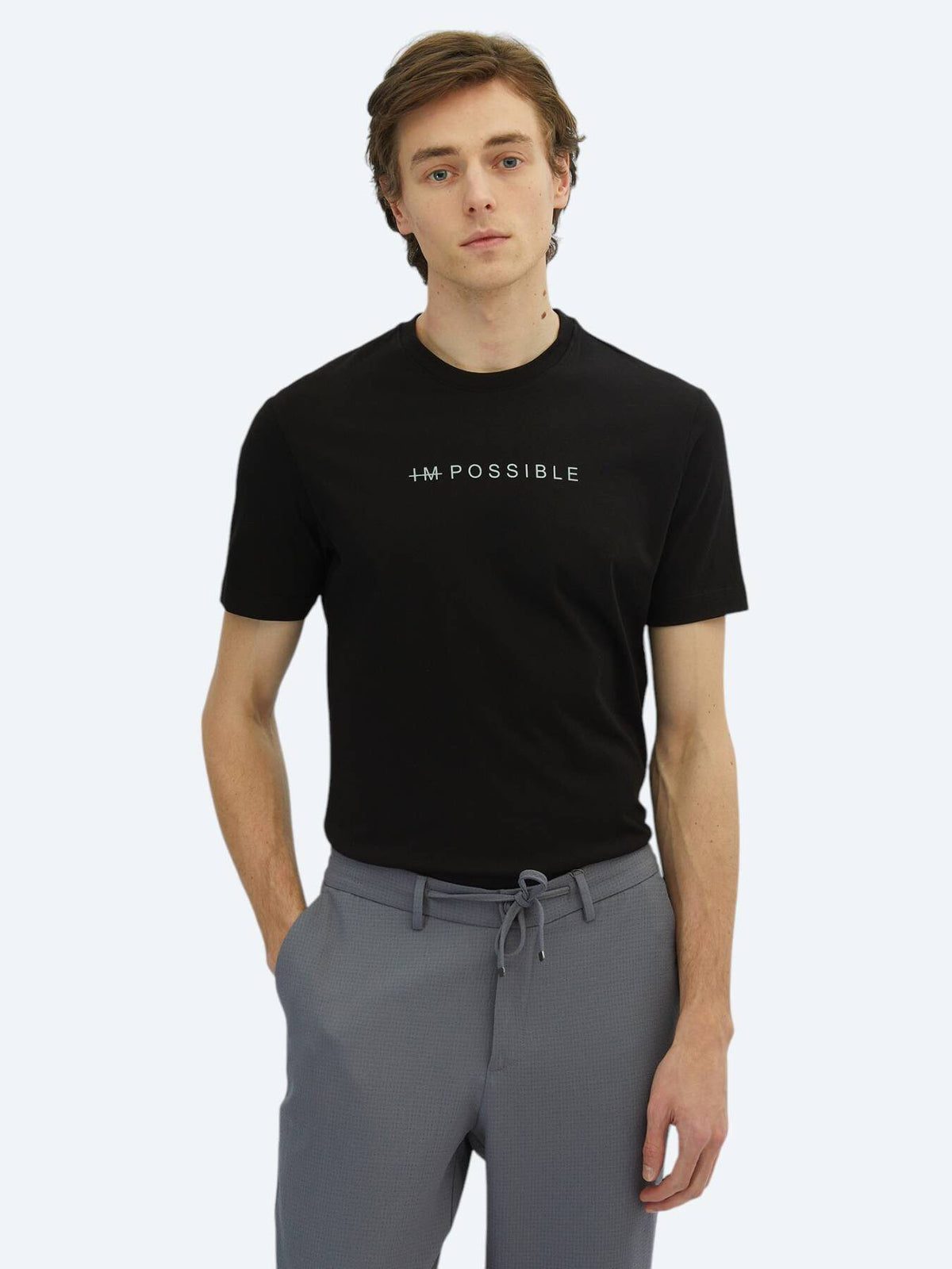 Bedrucktes Fahrrad-Kragen 100% Baumwoll-T-Shirt