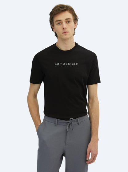 Bedrucktes Fahrrad-Kragen 100% Baumwoll-T-Shirt