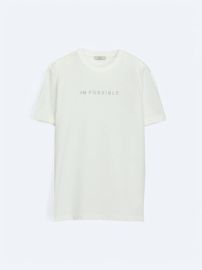 Bedrucktes Fahrrad-Kragen 100% Baumwoll-T-Shirt