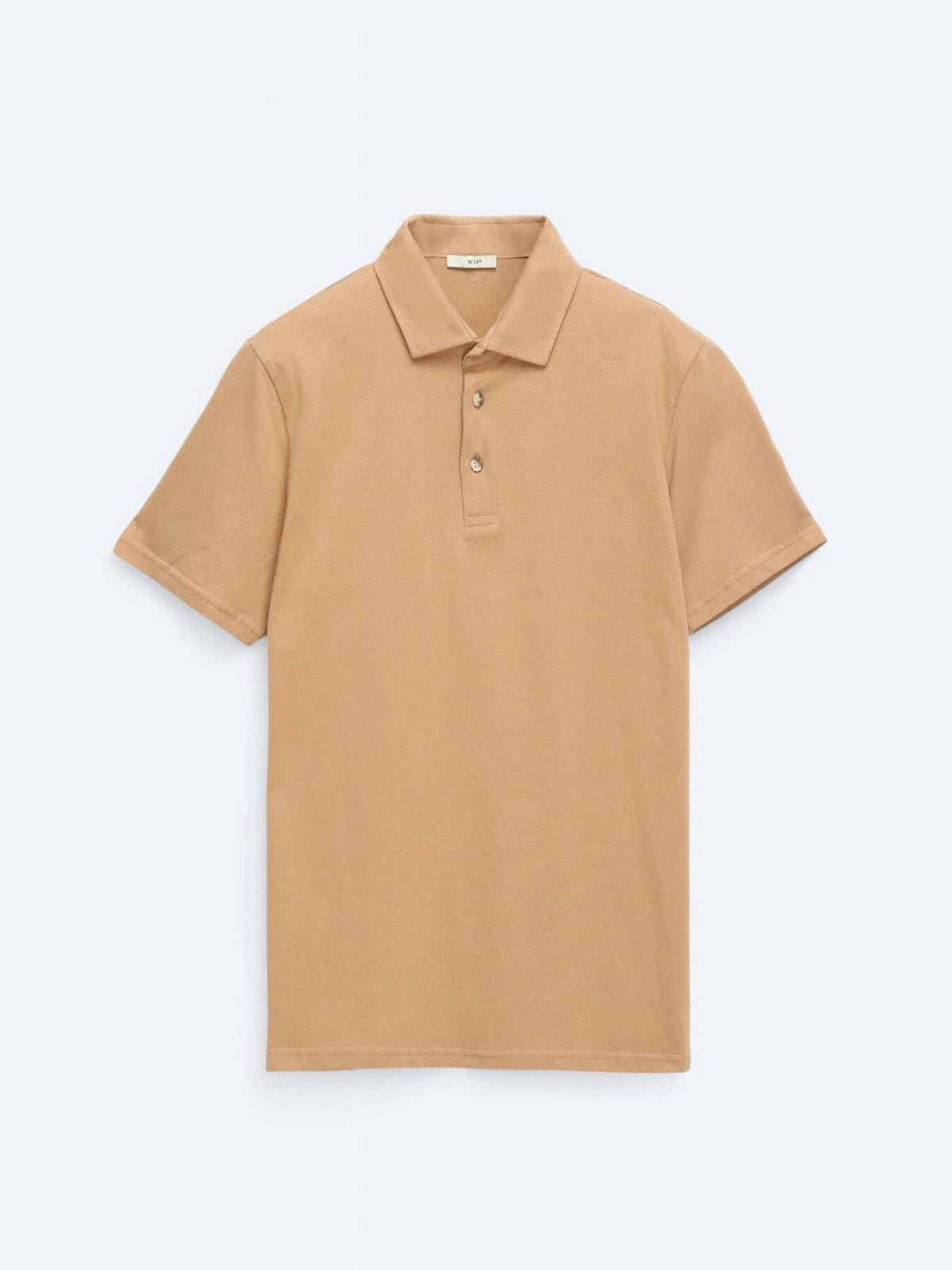 Einfaches Baumwoll-Polo mit Rollkragen