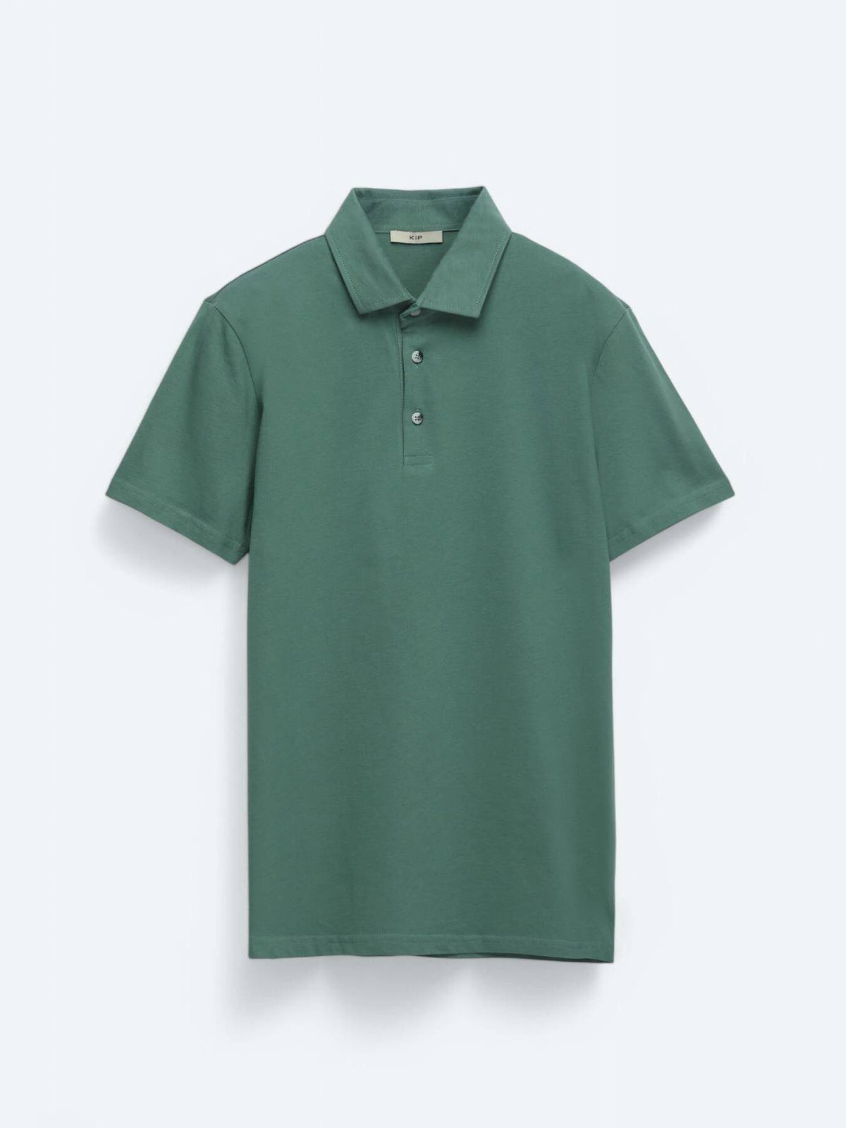 Einfaches Baumwoll-Polo mit Rollkragen