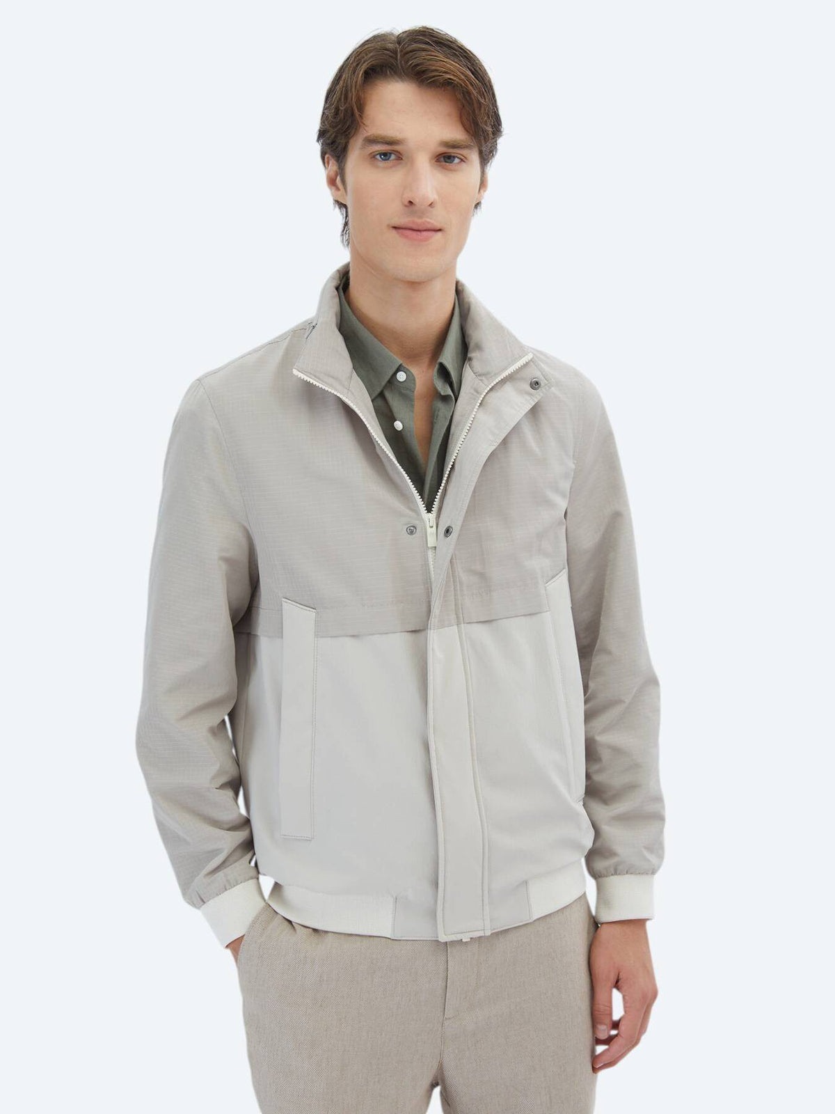 Strukturierte Jacke