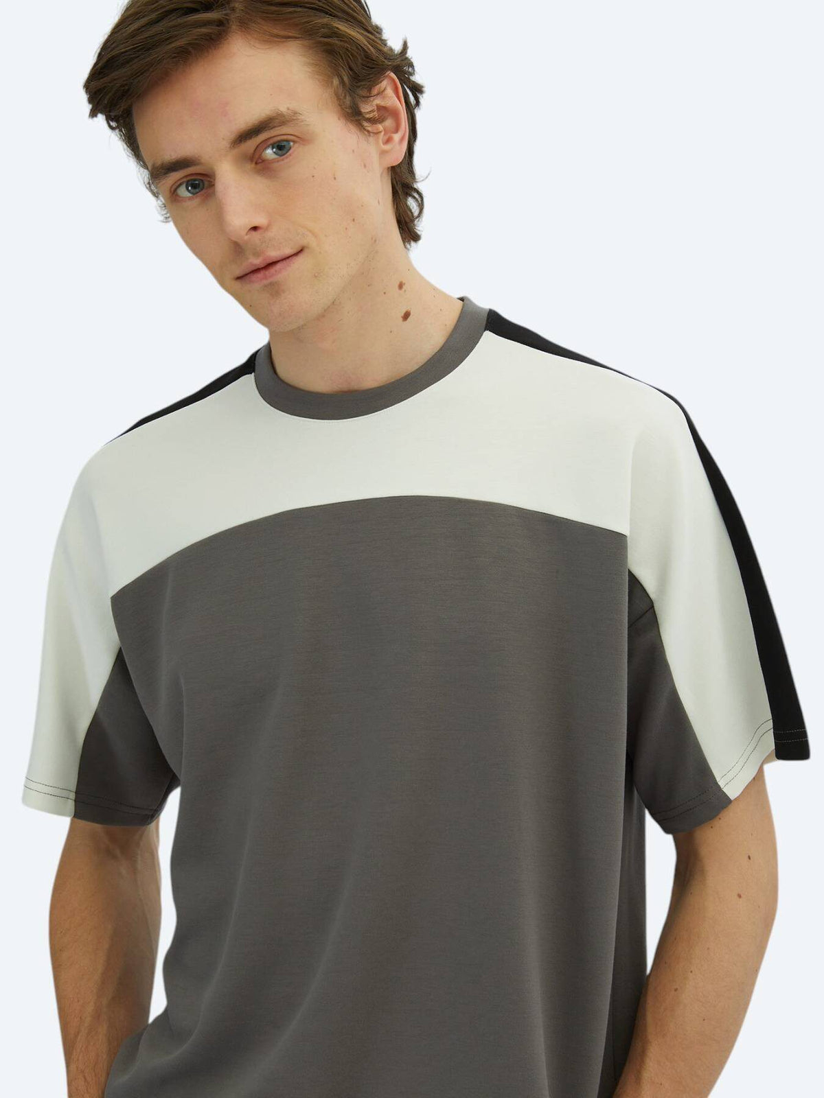 Einfaches Fahrrad Hals T-Shirt