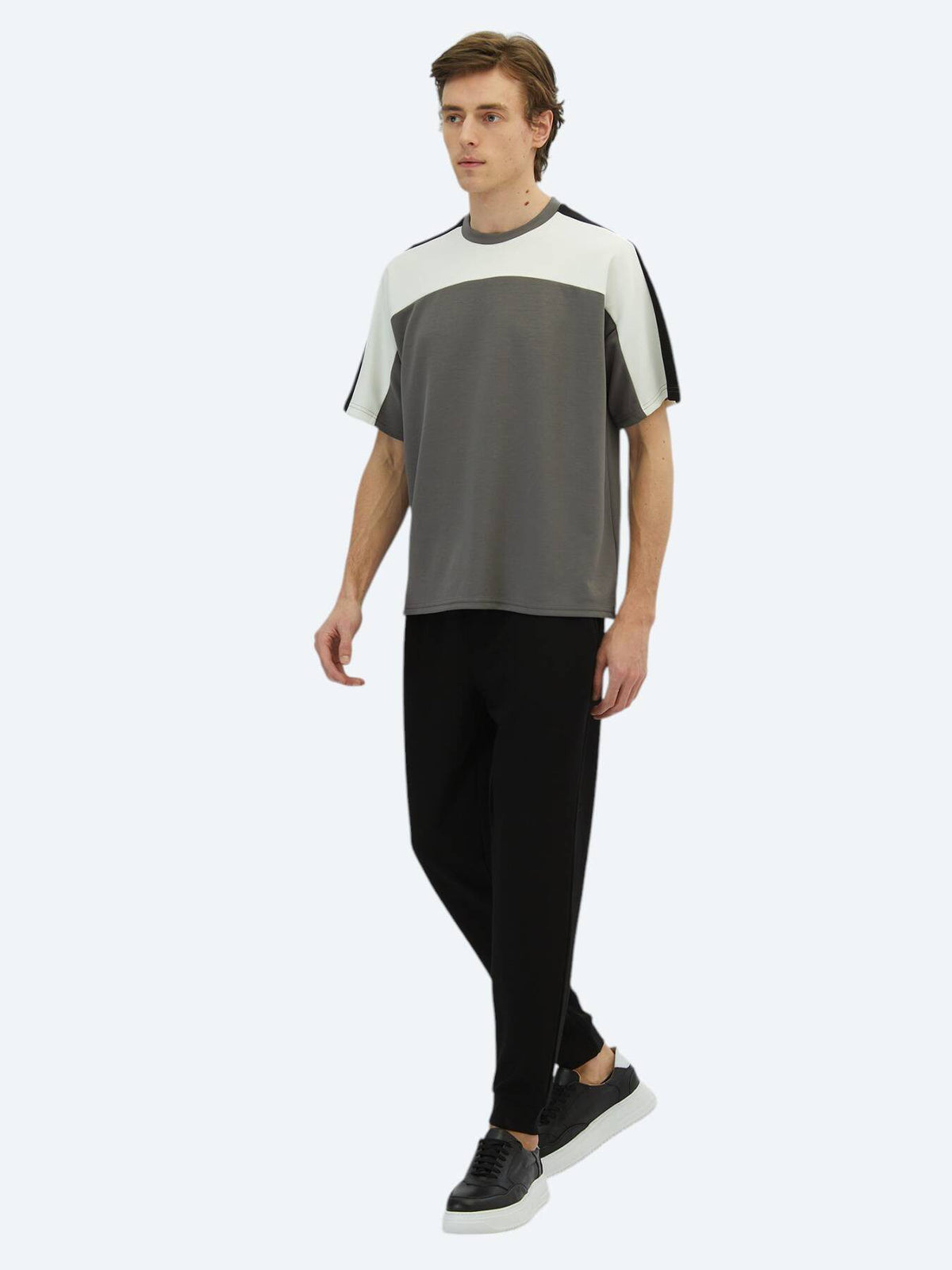 Einfaches Fahrrad Hals T-Shirt