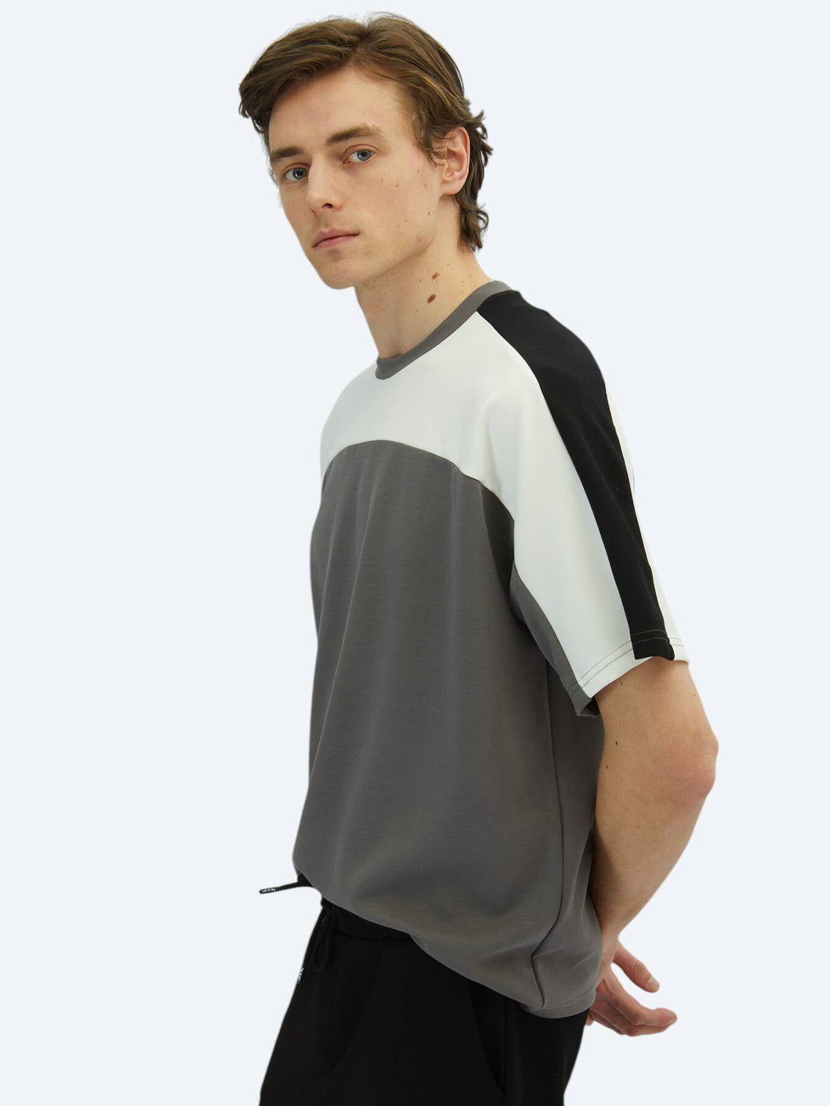 Einfaches Fahrrad Hals T-Shirt