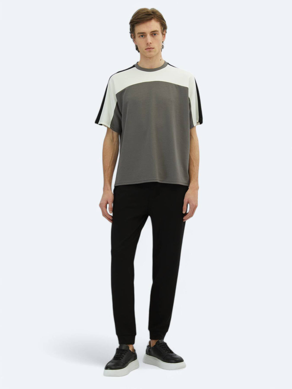 Einfaches Fahrrad Hals T-Shirt