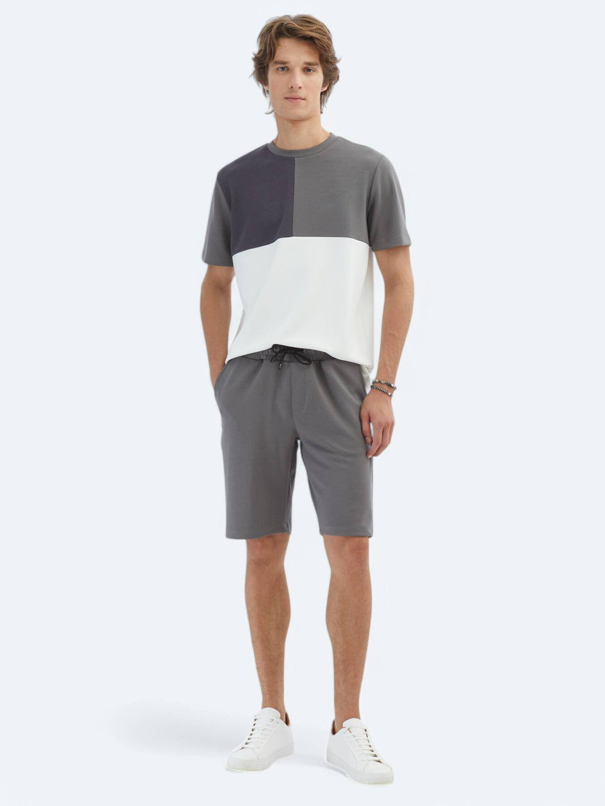 Einfaches Fahrrad Hals T-Shirt
