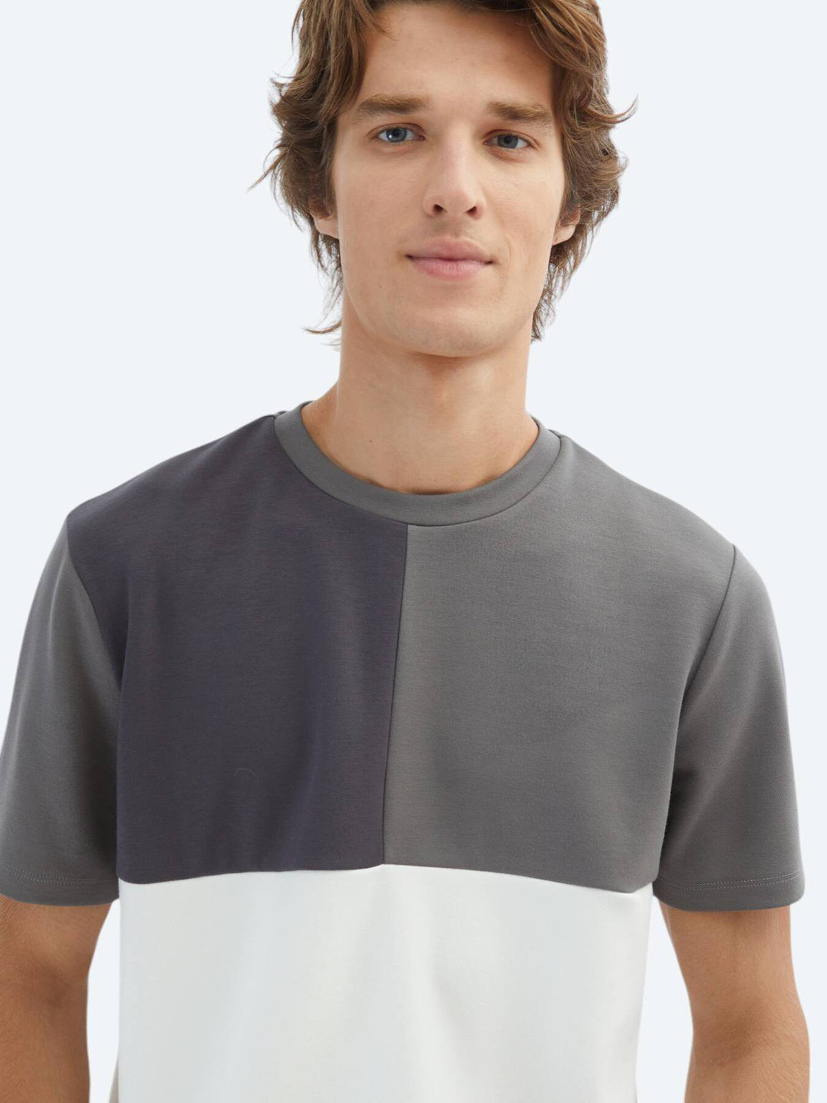 Einfaches Fahrrad Hals T-Shirt