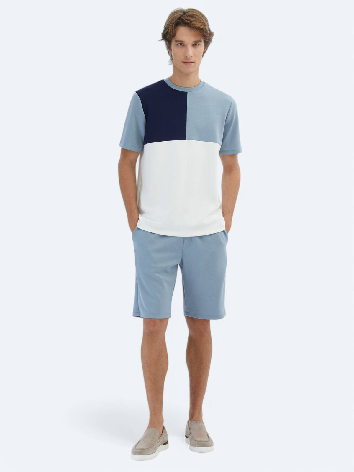 Einfaches Fahrrad Hals T-Shirt