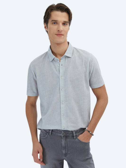 Gemustertes Regular Fit Freizeithemd