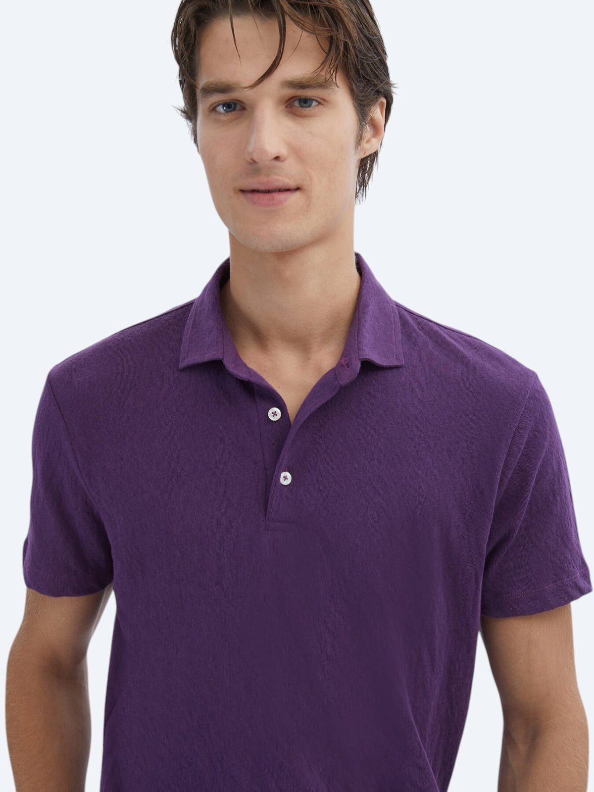 Einfaches Baumwoll-Polo-T-Shirt
