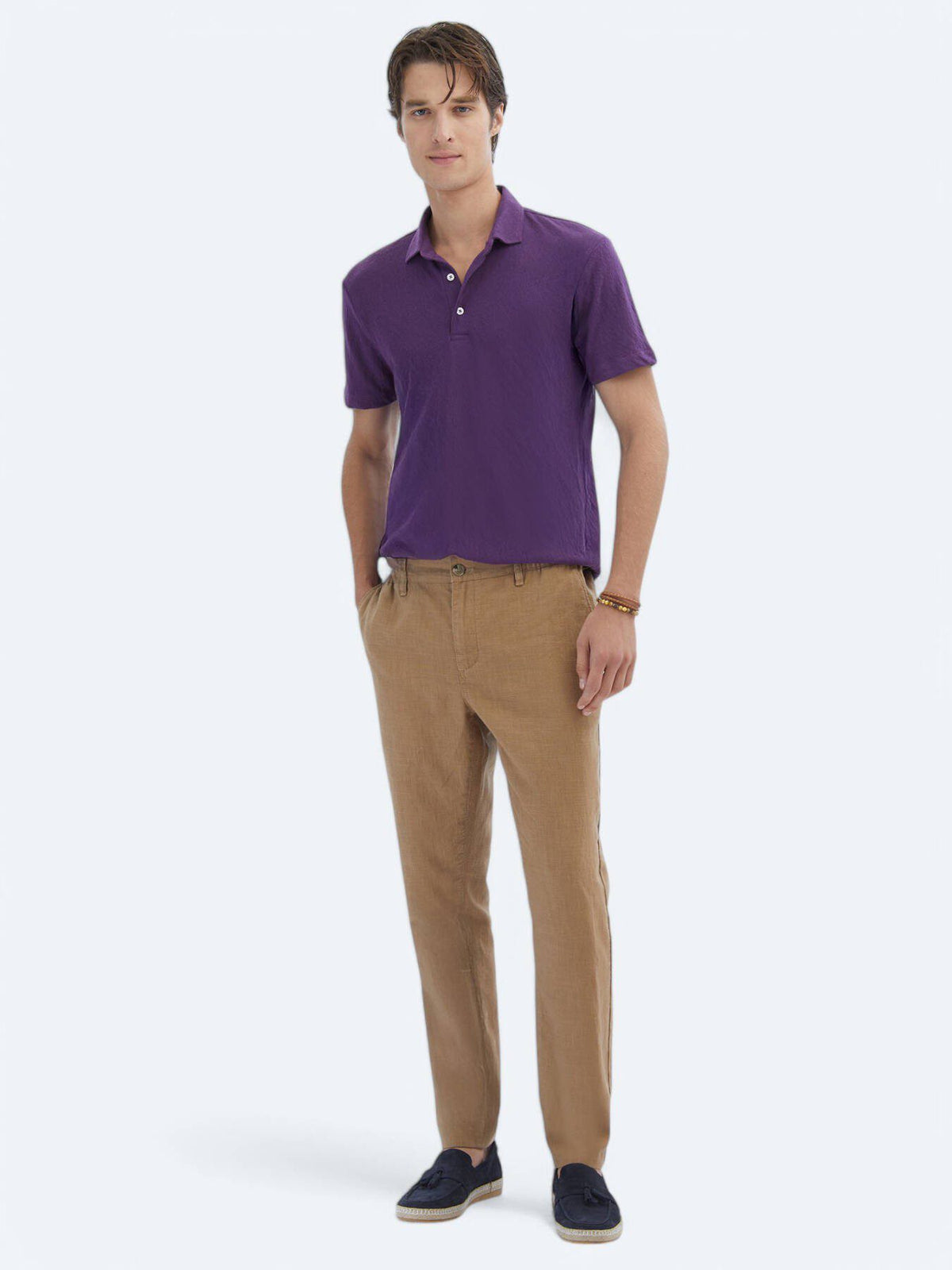 Einfaches Baumwoll-Polo-T-Shirt