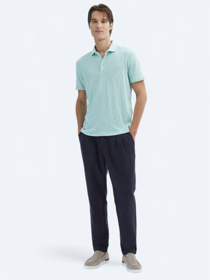 Einfaches Baumwoll-Polo-T-Shirt
