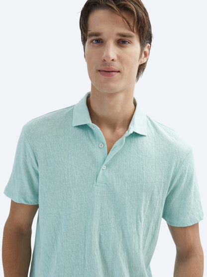Einfaches Baumwoll-Polo-T-Shirt