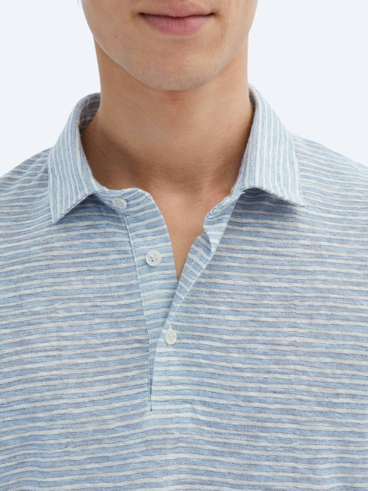 Bedrucktes Baumwollmischung Polo T-Shirt
