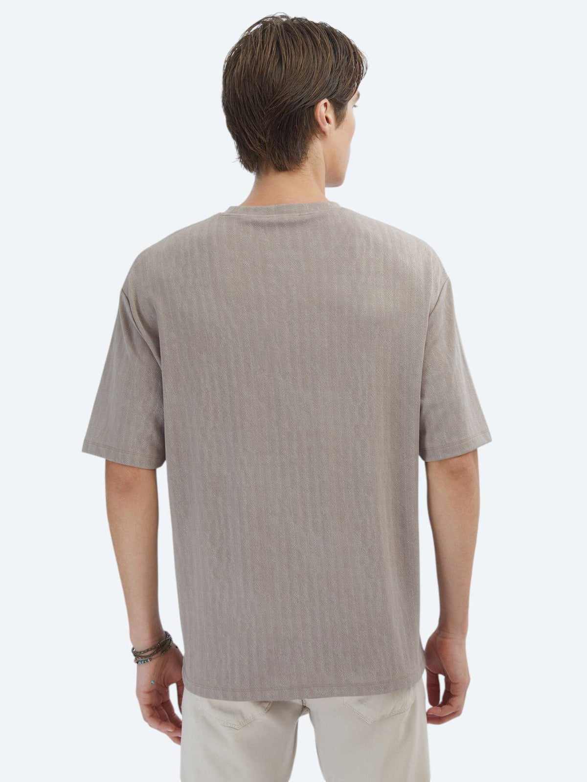 Gemustertes Fahrrad-Kragen-T-Shirt