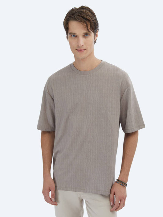 Gemustertes Fahrrad-Kragen-T-Shirt
