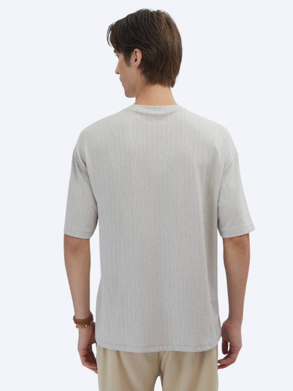 Gemustertes Fahrrad-Kragen-T-Shirt