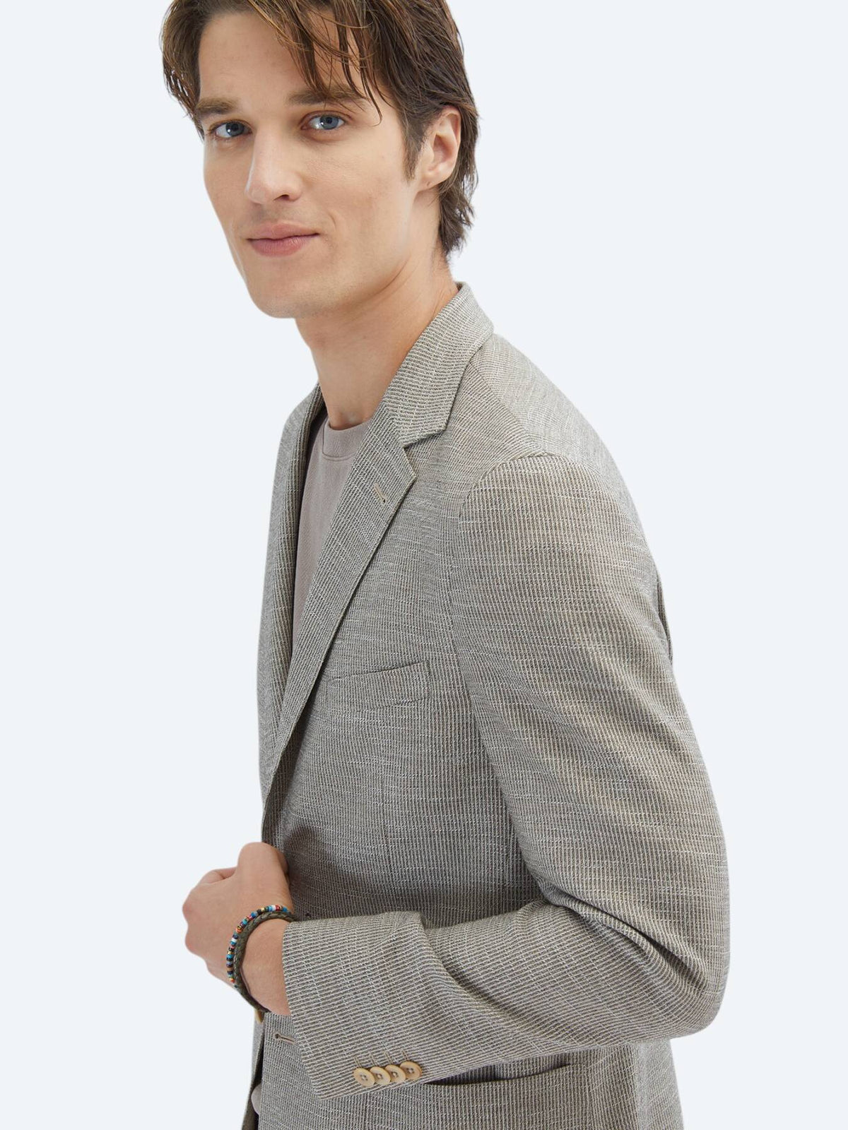 Gemusterte Modern Fit Jacke