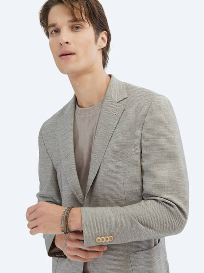 Gemusterte Modern Fit Jacke