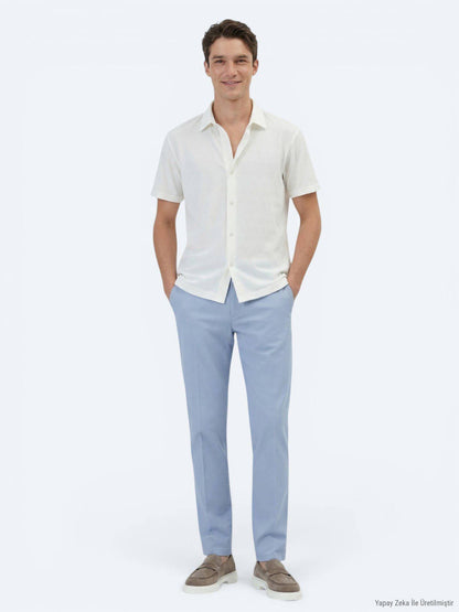 Gemustertes Regular Fit Freizeithemd
