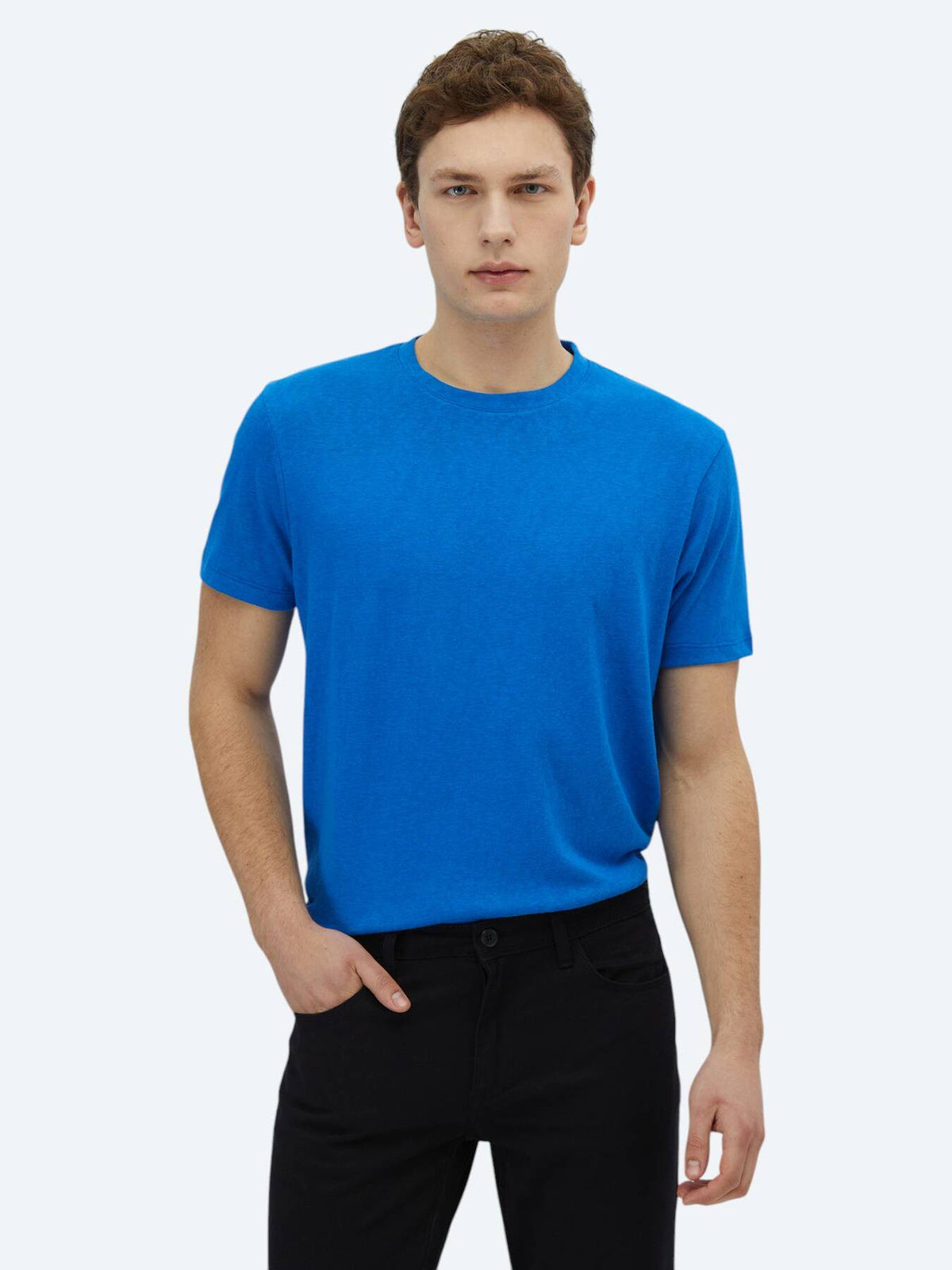Einfaches Baumwollmischung Fahrrad T-Shirt
