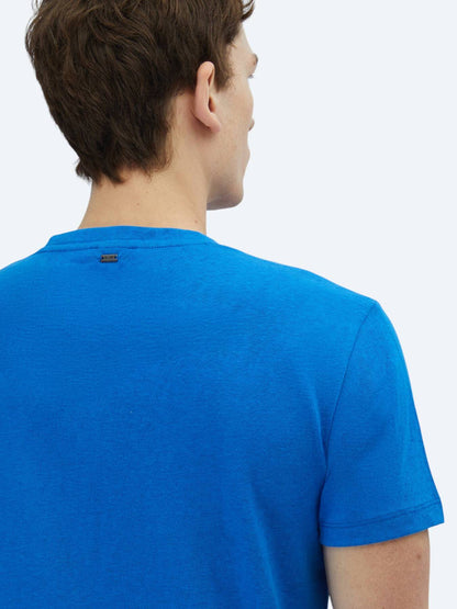 Einfaches Baumwollmischung Fahrrad T-Shirt