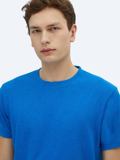 Einfaches Baumwollmischung Fahrrad T-Shirt