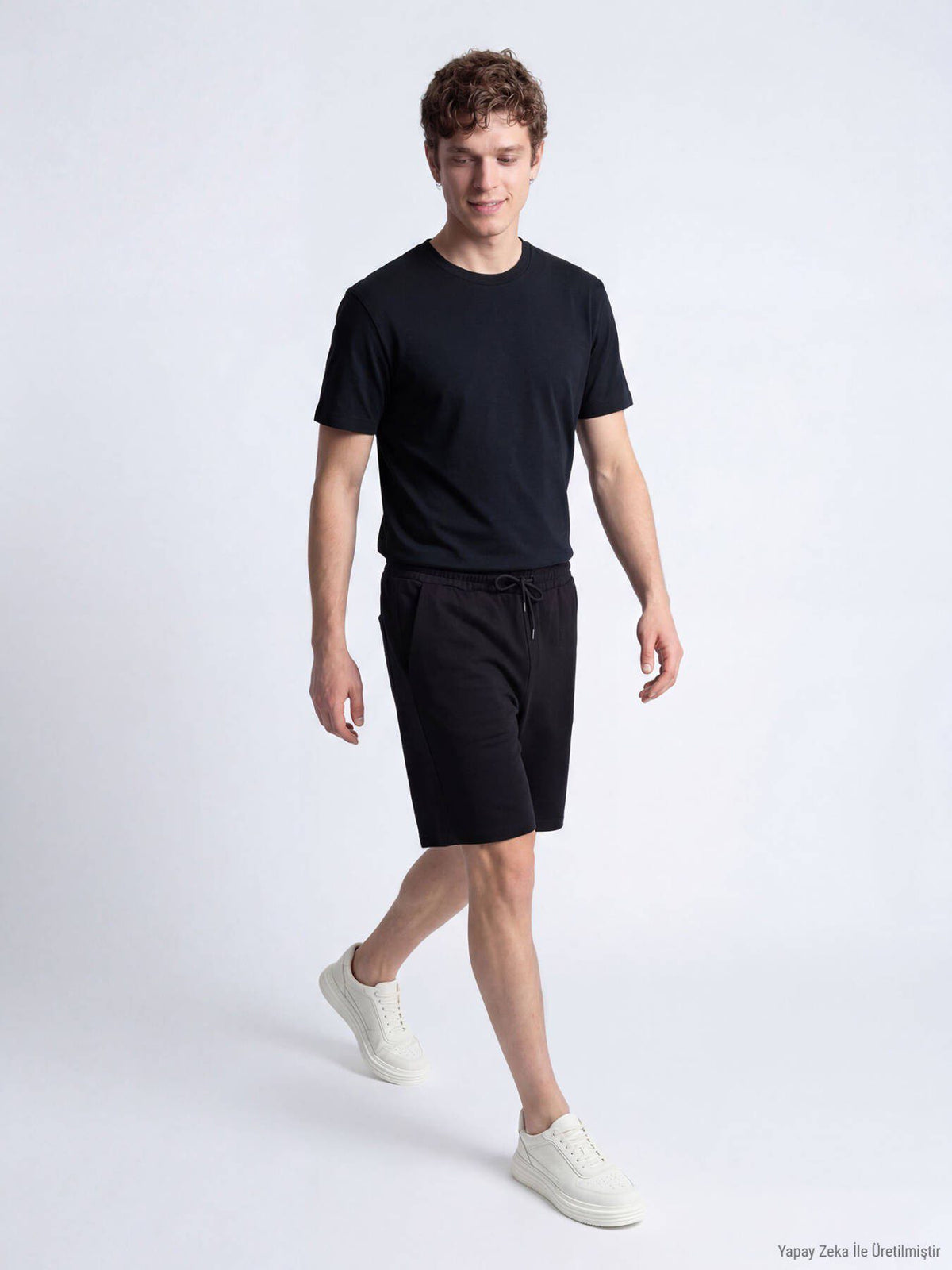 Einfaches Fahrrad Hals T-Shirt