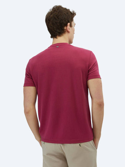 Einfaches Fahrrad Hals T-Shirt