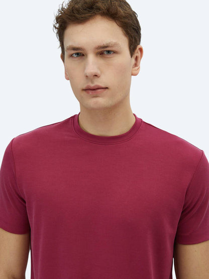 Einfaches Fahrrad Hals T-Shirt