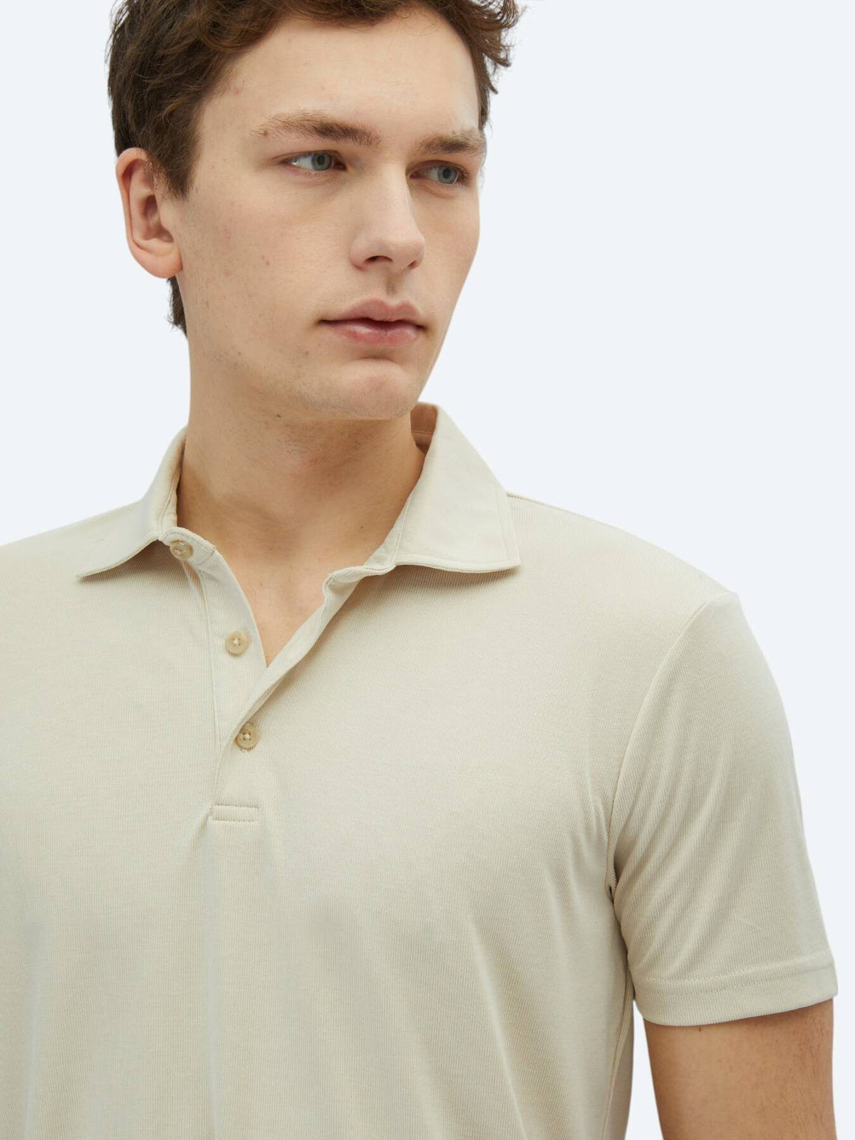 Einfaches Polohals-T-Shirt