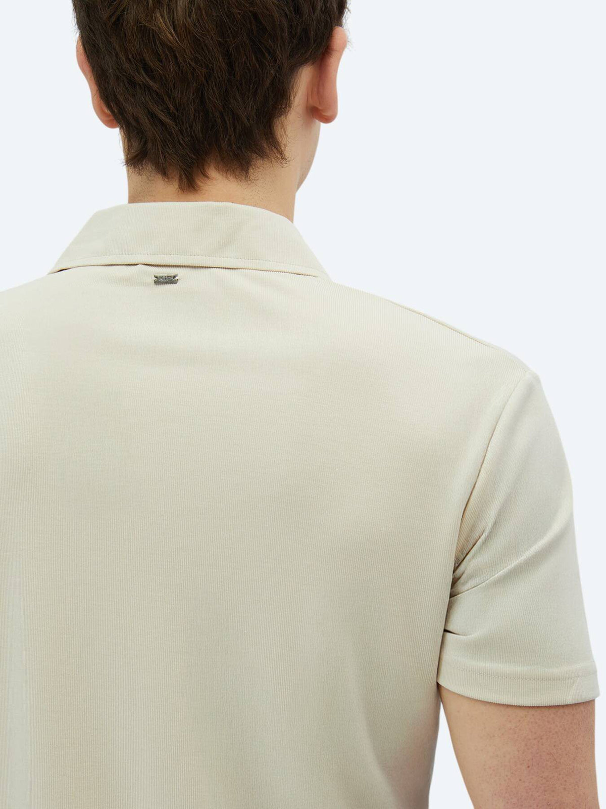 Einfaches Polohals-T-Shirt