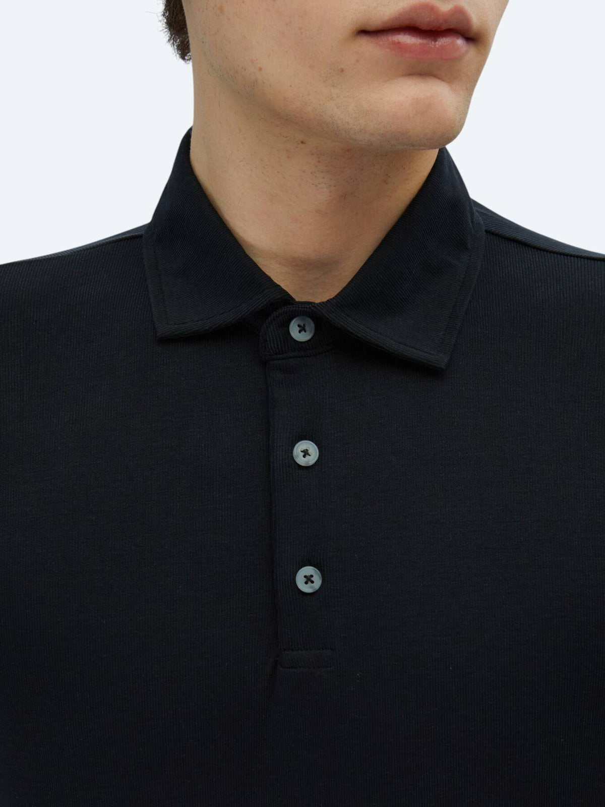 Einfaches Polohals-T-Shirt