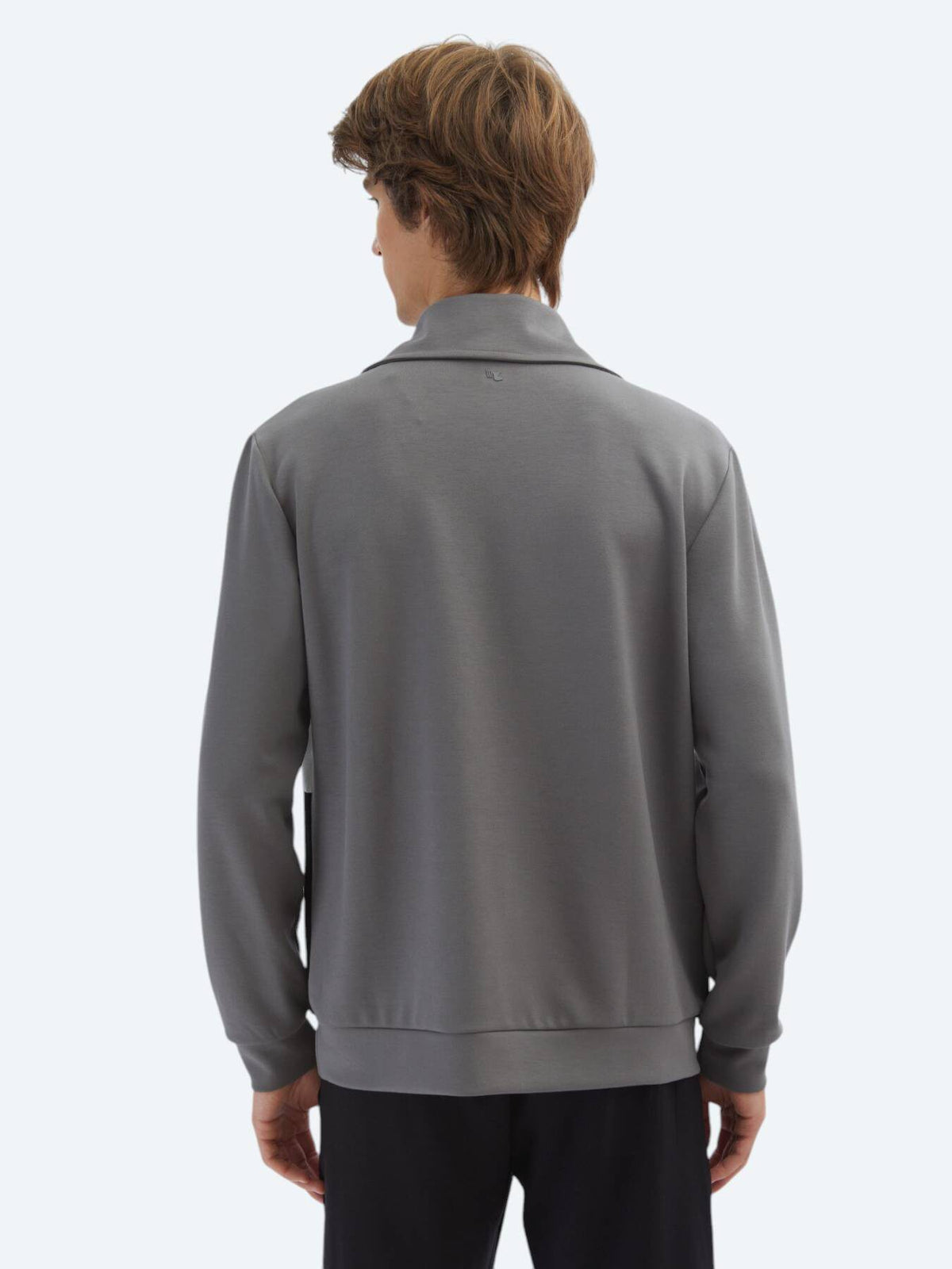 Schräg Hals Sweatshirt